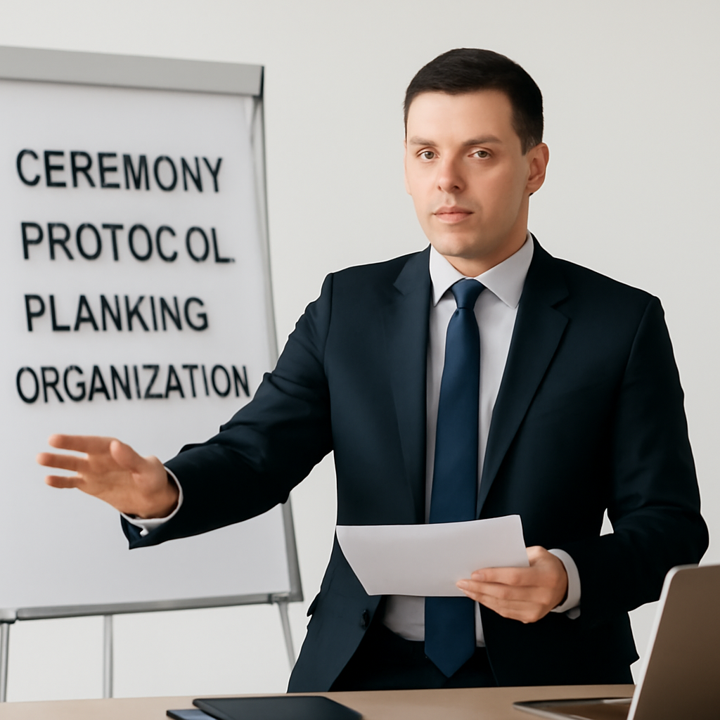 curso de Cerimonial protocolo e organização de eventos