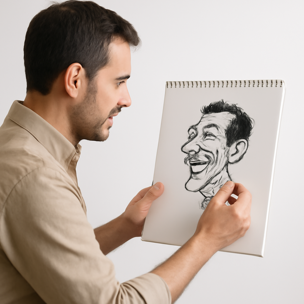 apostila de Como fazer caricatura desenho