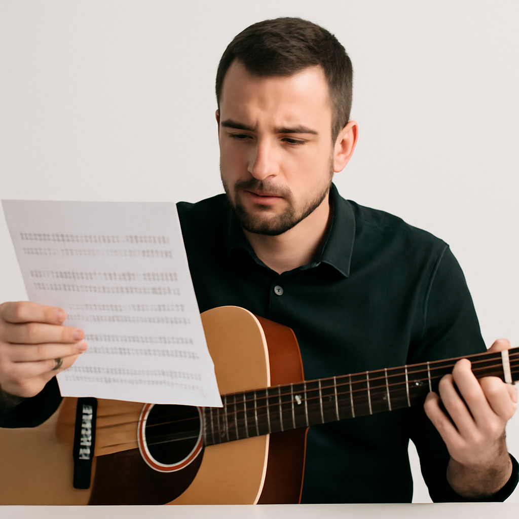 apostila de Como ler tablatura violão