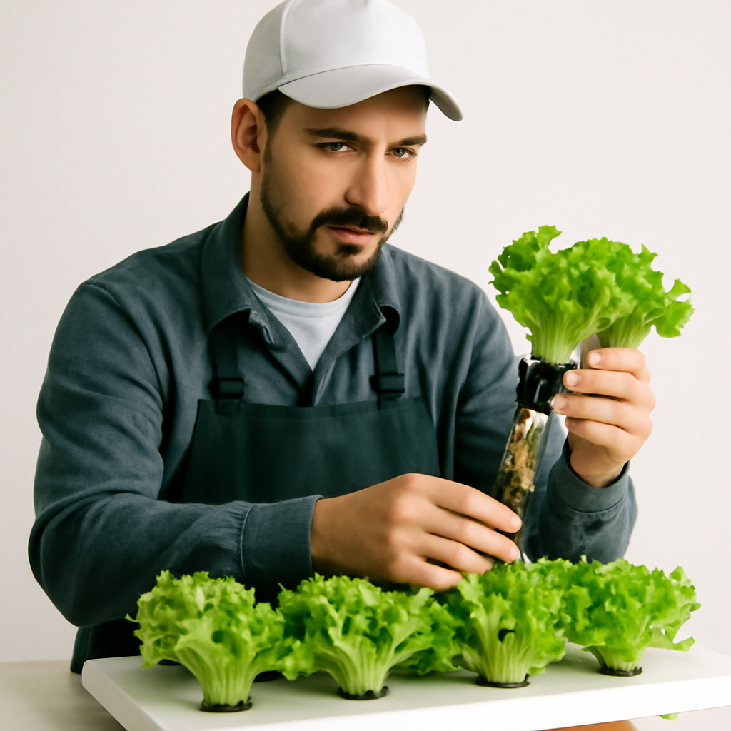 apostila de Como plantar alface na hidroponia