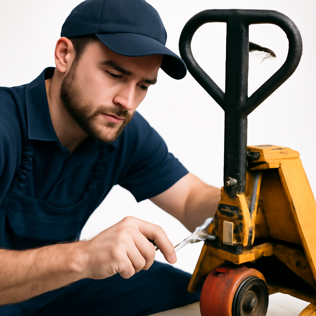 apostila de Como restaurar empilhadeira manual