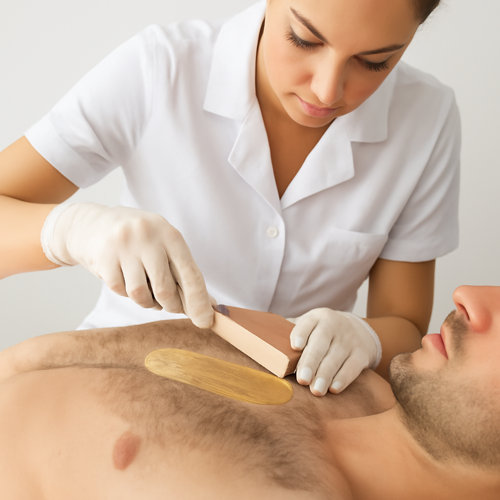 curso de Depilação masculina com cera