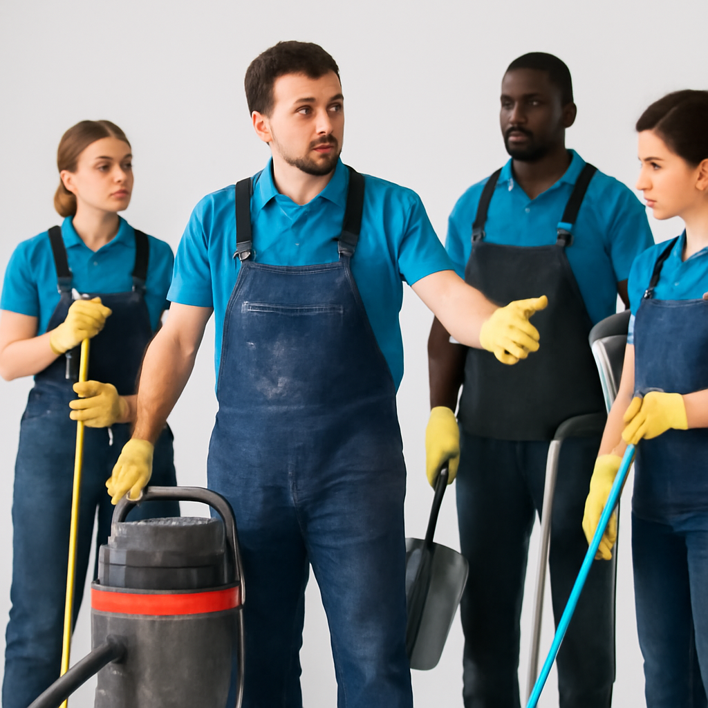 curso de Equipe de limpeza pós obra