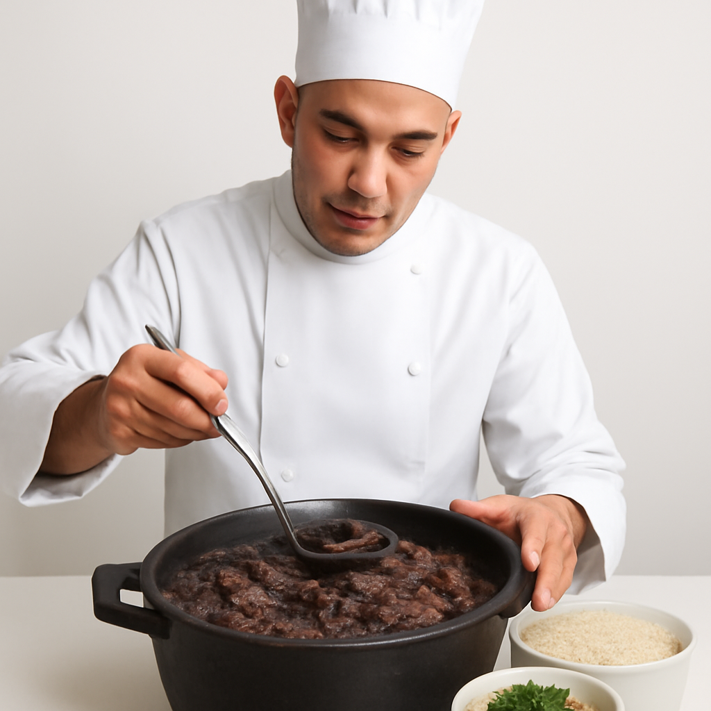 apostila de Feijoada simples para 100 pessoas