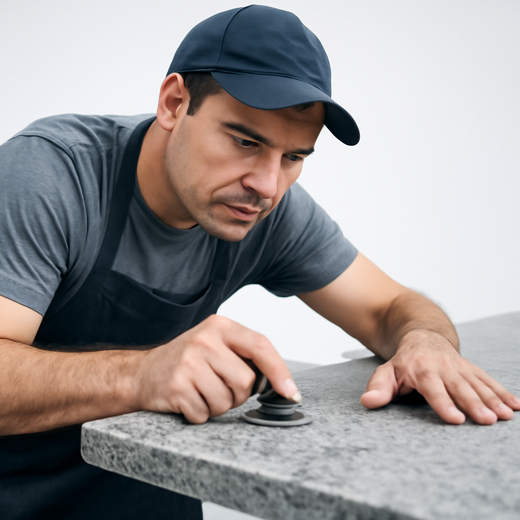 curso de Granito cinza castelo escovado