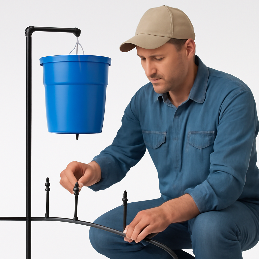 curso de Irrigação gotejamento gravidade