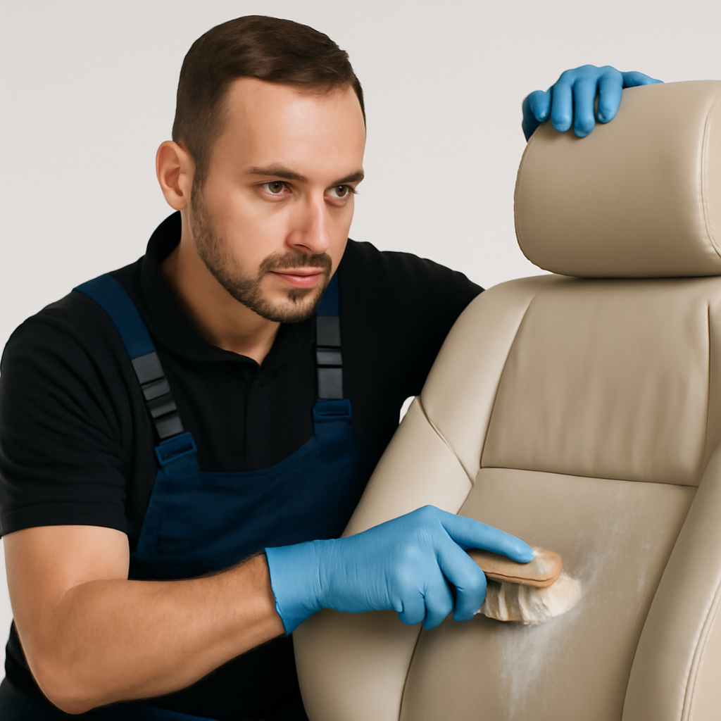 curso de Limpeza de bancos de couro