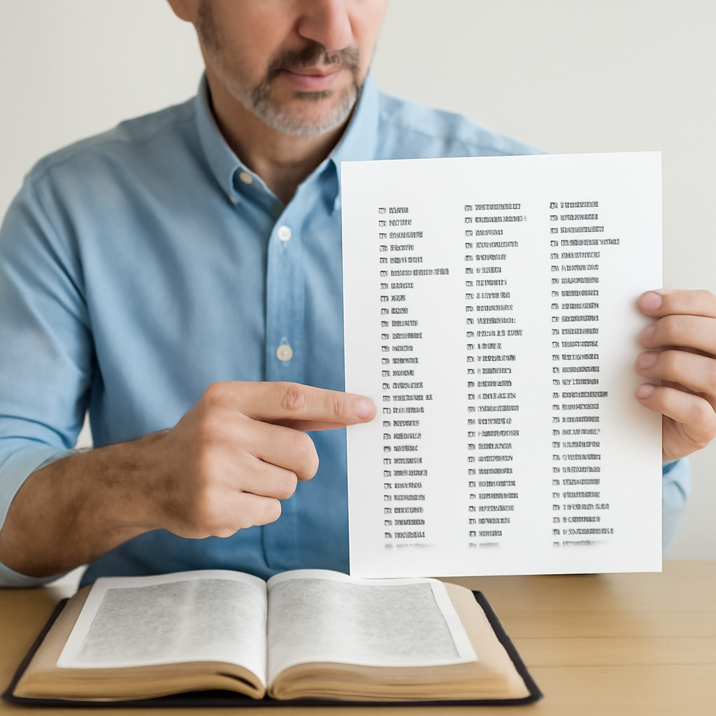 apostila de Lista dos livros da bíblia em ordem cronológica