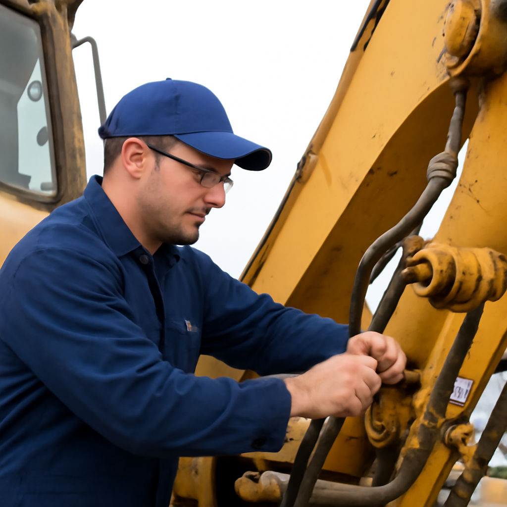 curso de Manutenção escavadeira hidraulica
