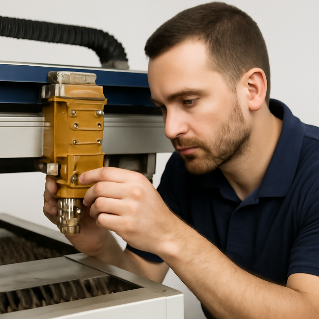 curso de Manutenção máquina corte laser