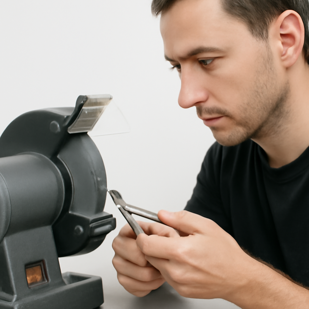 curso de Maquina de afiacao de alicates