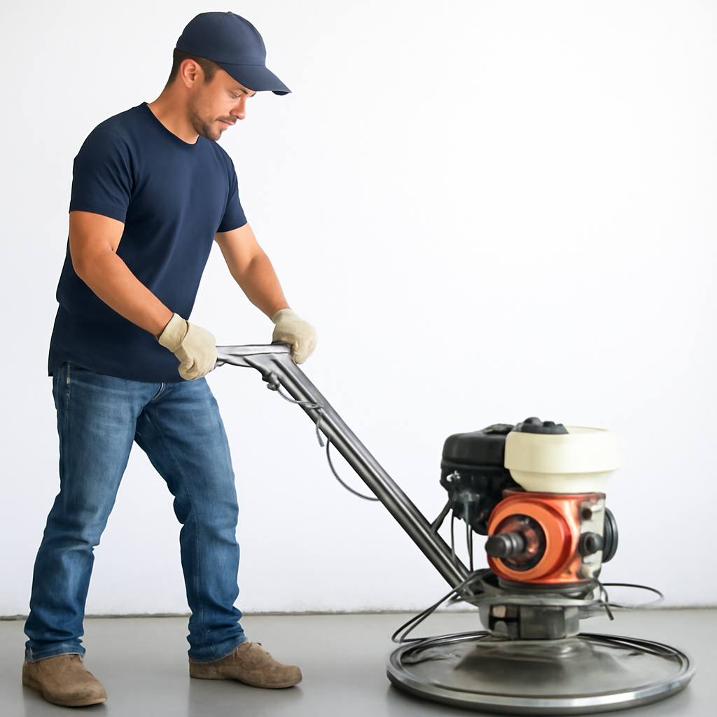 curso de Maquina polir concreto