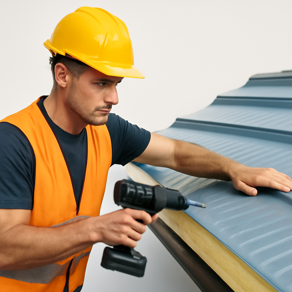 apostila de Montagem de telhado com telha sanduiche