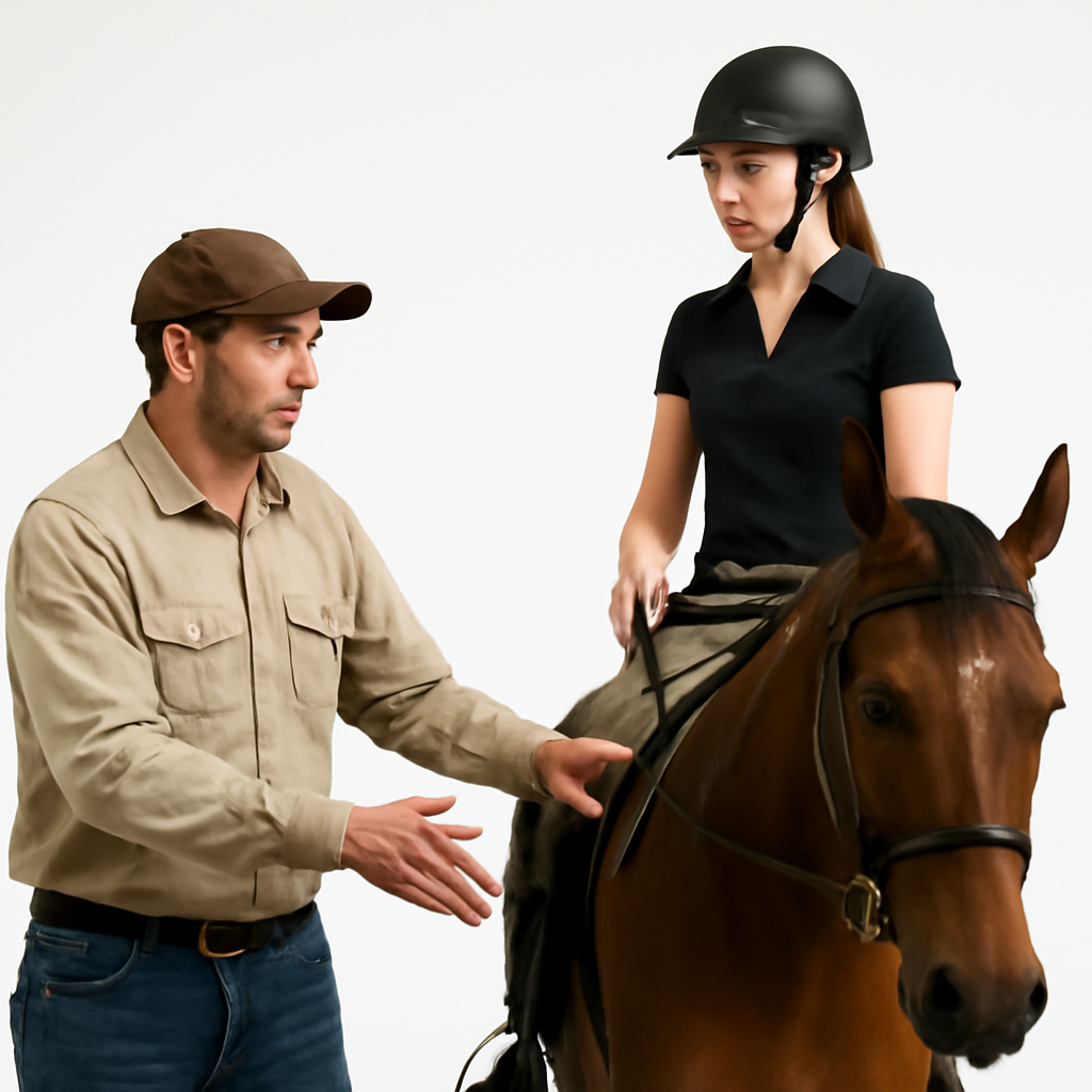 curso de Montaria em cavalo