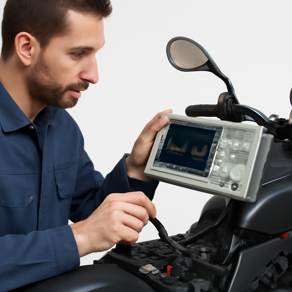 curso de Osciloscópio moto
