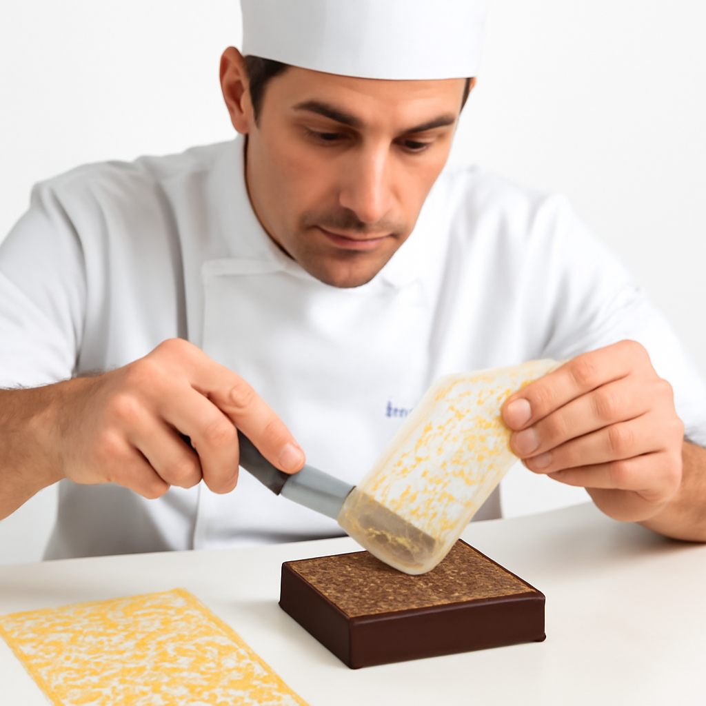 apostila de Papel transfer para chocolate