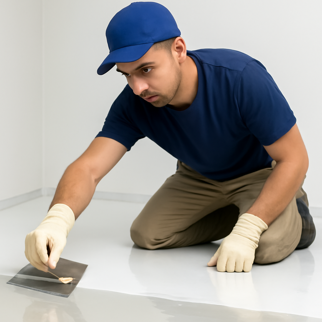 curso de Porcelanato liquido em piso