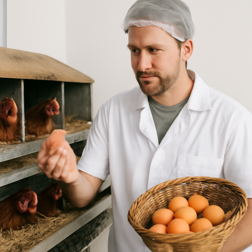 curso de Produção de ovos organicos
