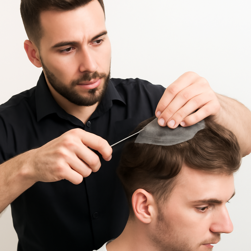 curso de Protese capilar masculina manutenção