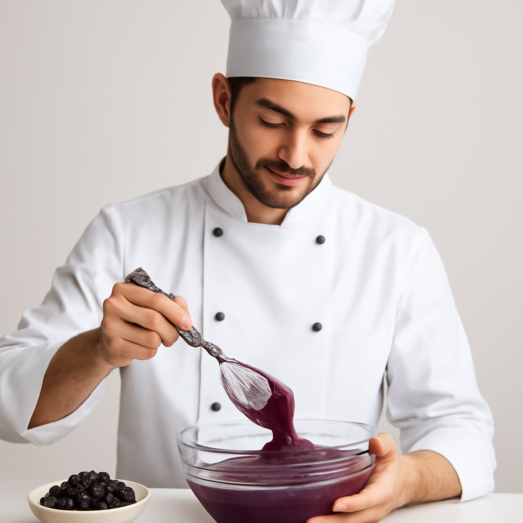 apostila de Receita de creme de açaí