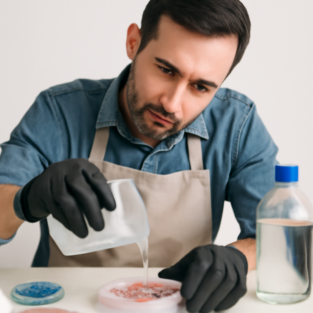 curso de Resina acrílica para artesanato