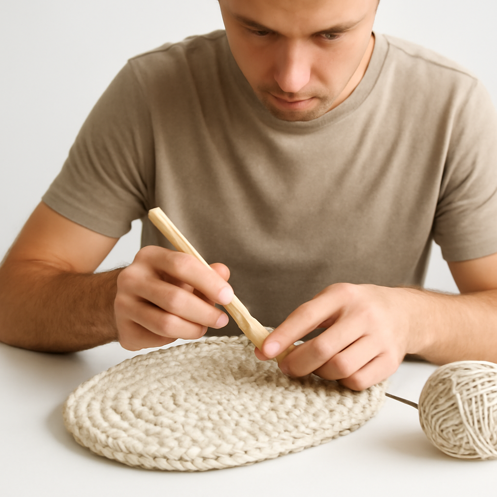 apostila de Tapete de crochê simples para iniciantes