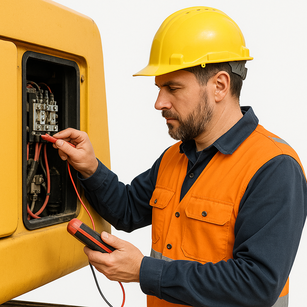 curso de Eletricista de máquinas pesadas