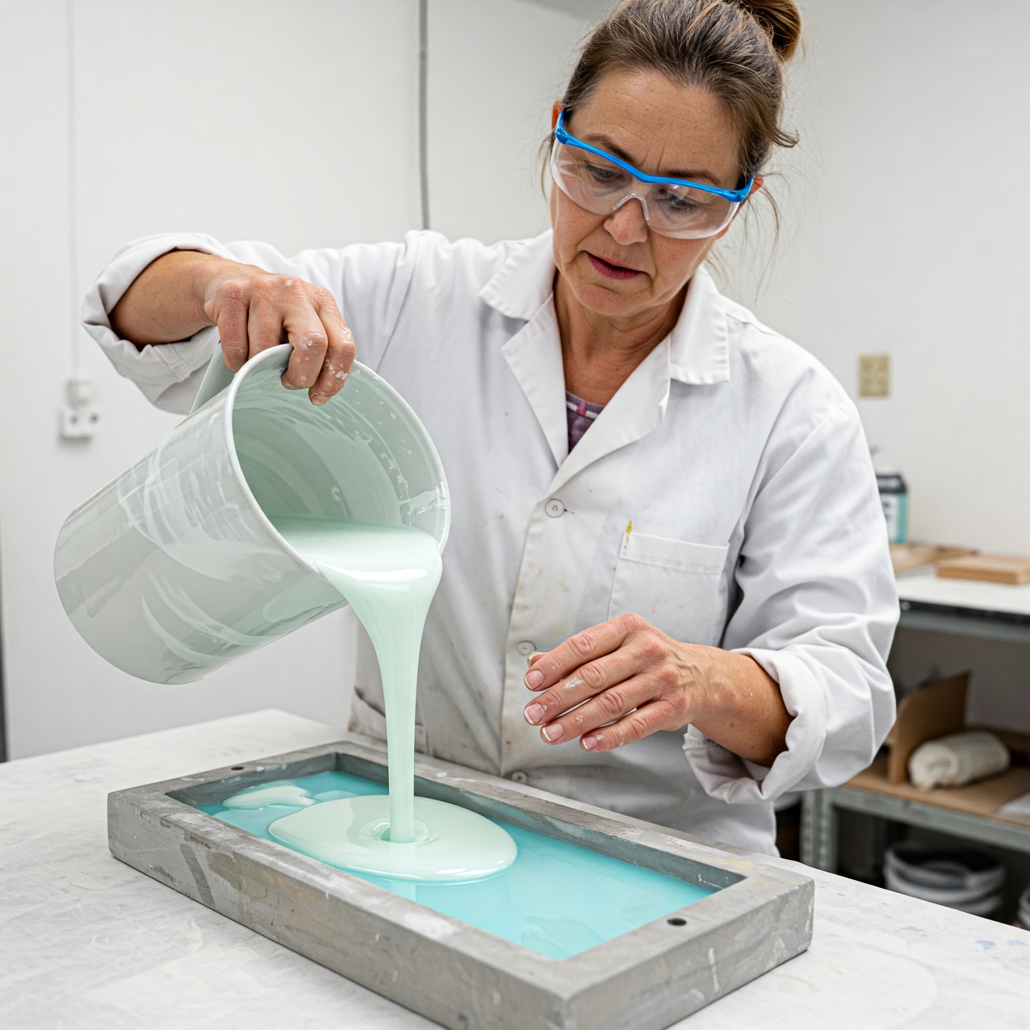 curso de Resina porcelanato liquido