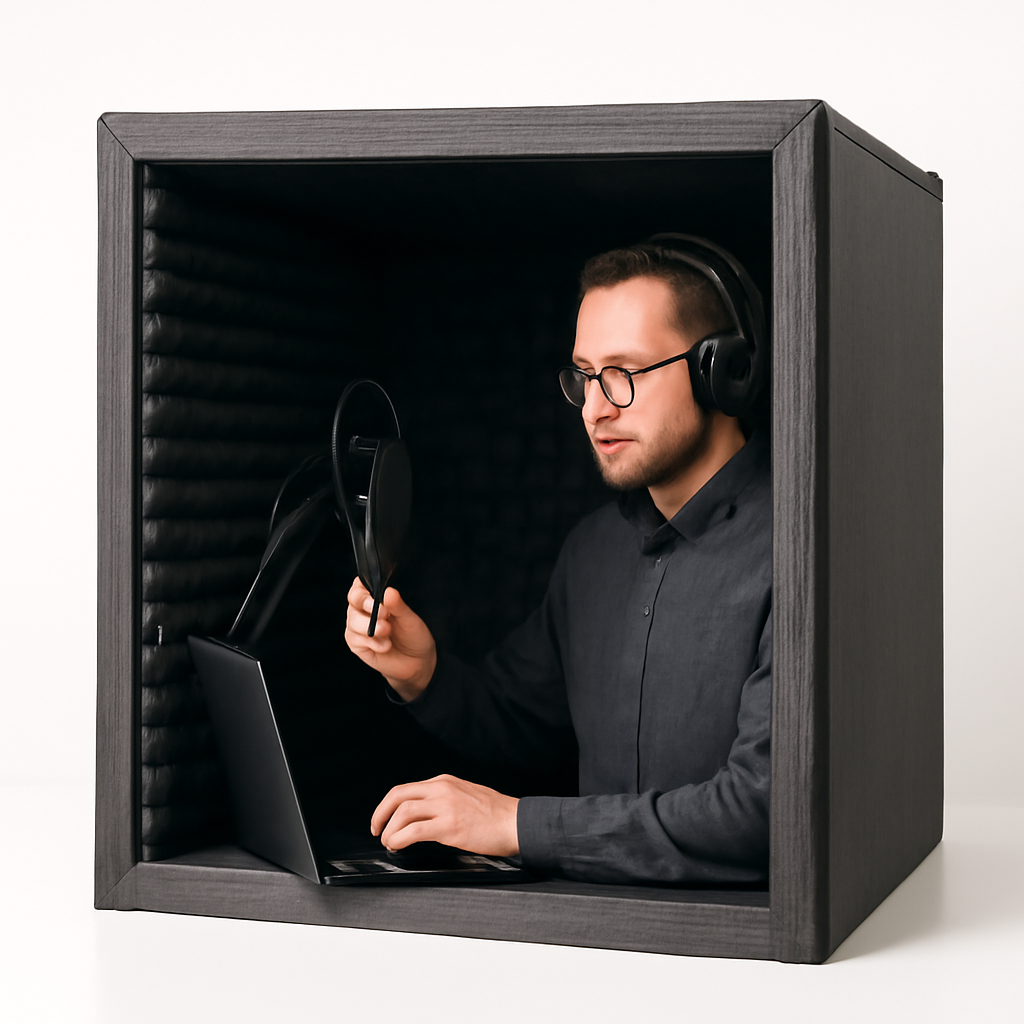 curso de Cabine de isolamento acustico