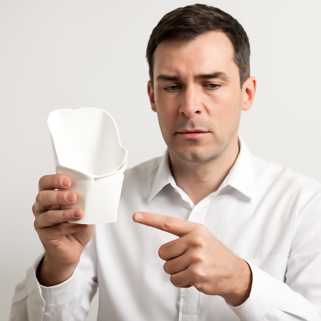 apostila de Embalagem de isopor para batata frita