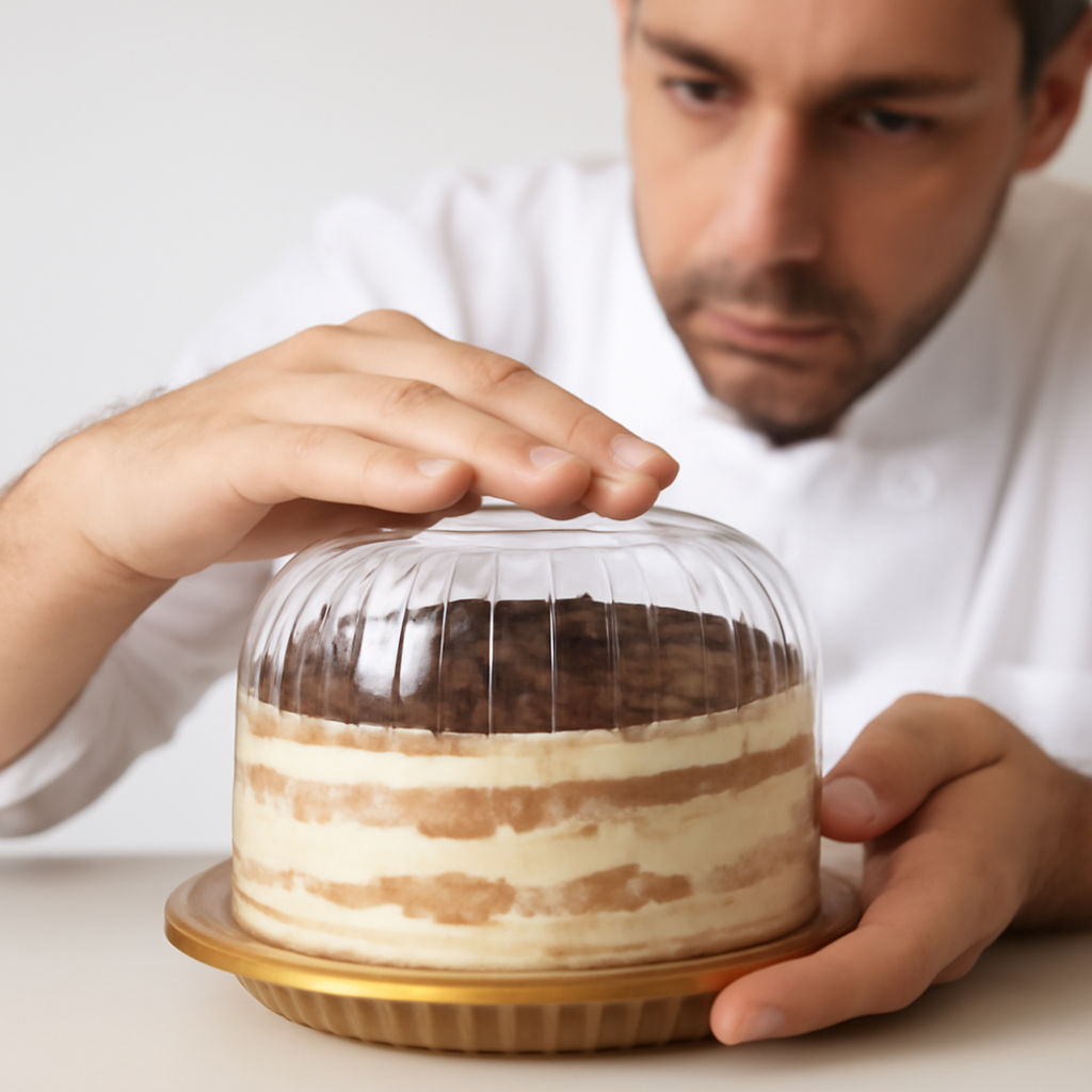 apostila de Embalagem para torta de bolacha