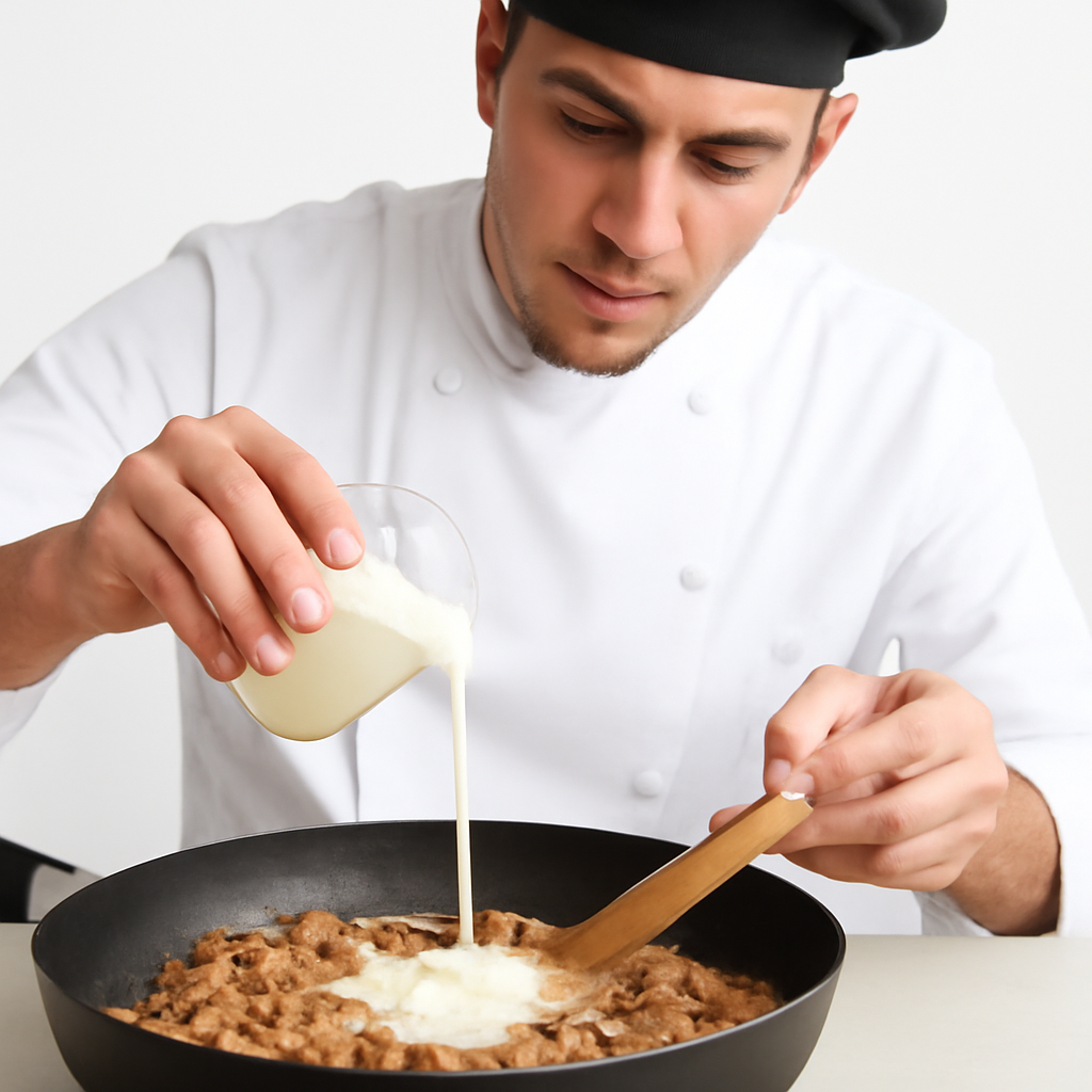 apostila de Molho branco para estrogonofe