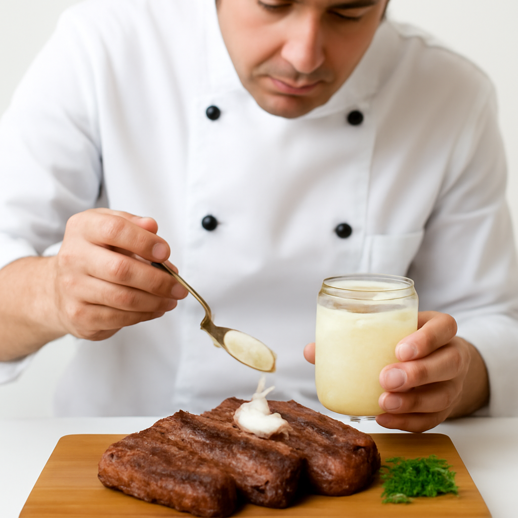 apostila de Molho de alho para picanha grelhada
